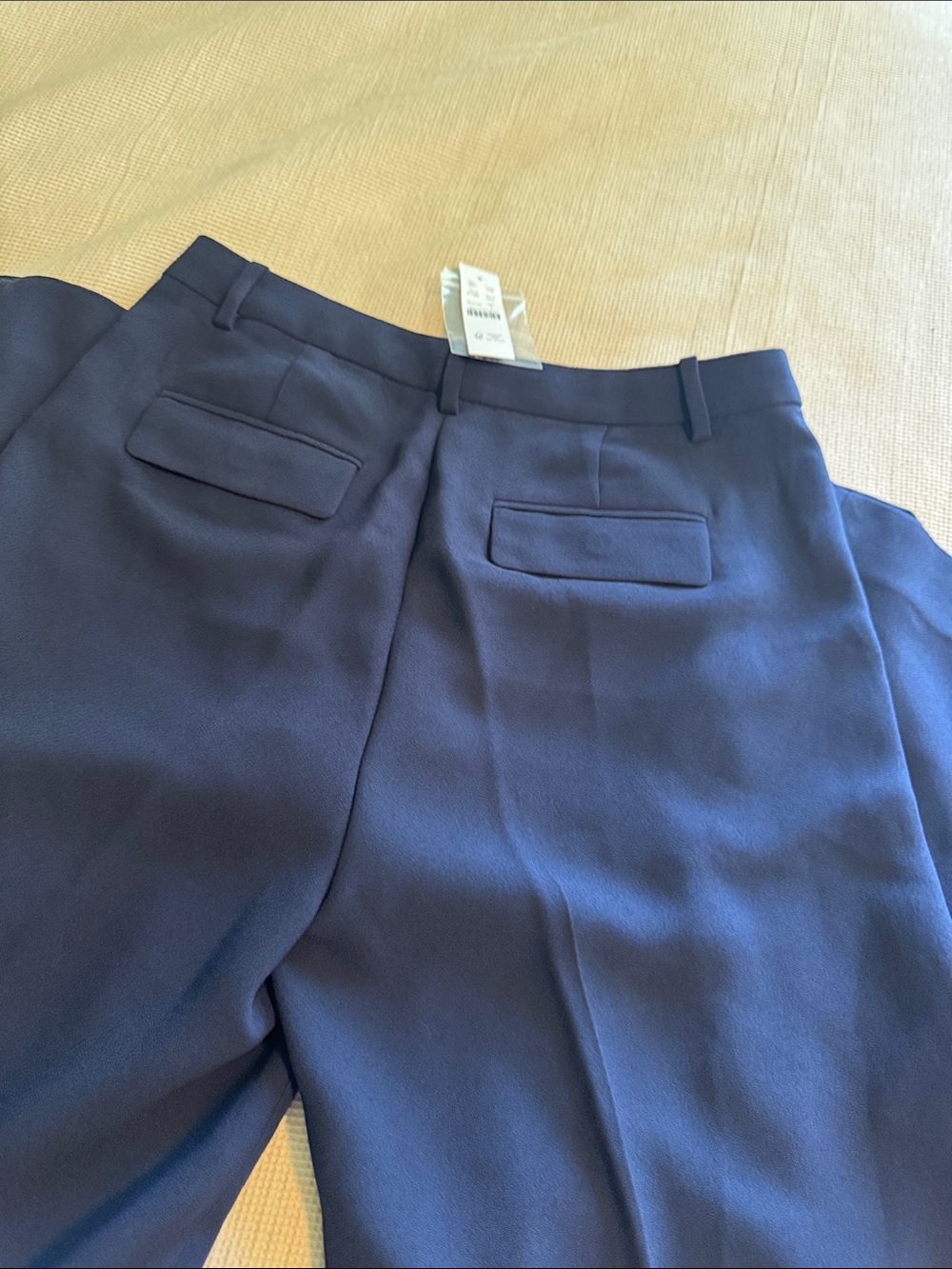 NWT J.Crew Essential Wide Leg Pant Navy Blue Size 2 Career Trouser - Picture 5 of 8